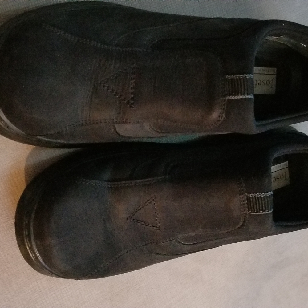 Josef Black suede shoes
